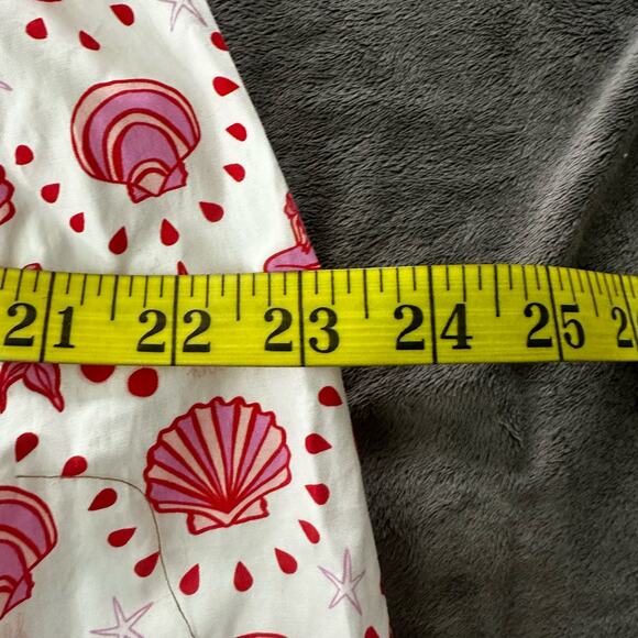 HILL HOUSE Womens Dress The Nap Mermaid Babydoll Milkmaid Seashell Pattern SMALL - Picture 9 of 10